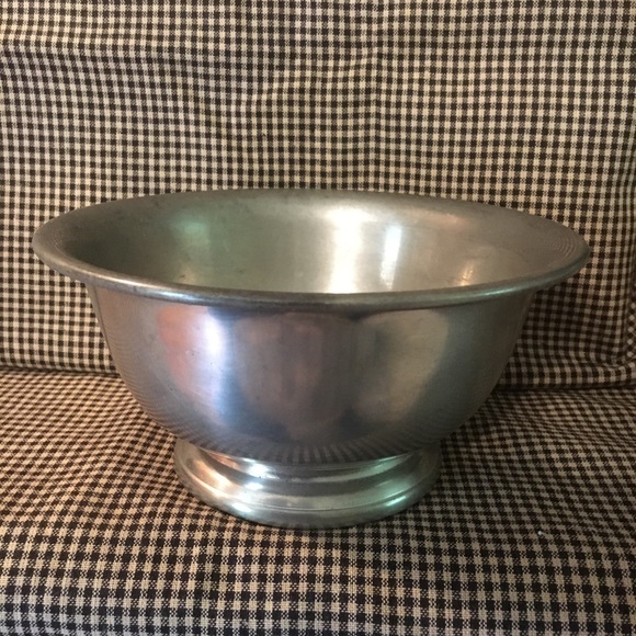 Antique pewter Royal Holland footed bowl - Picture 1 of 4
